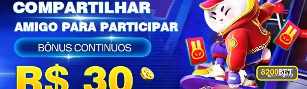 Promoção Convide e Ganhe no 8200BET